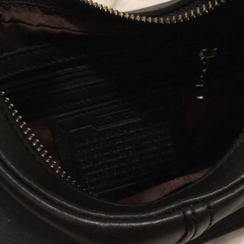 Black Leather Coach Bag - Picture 5 of 5